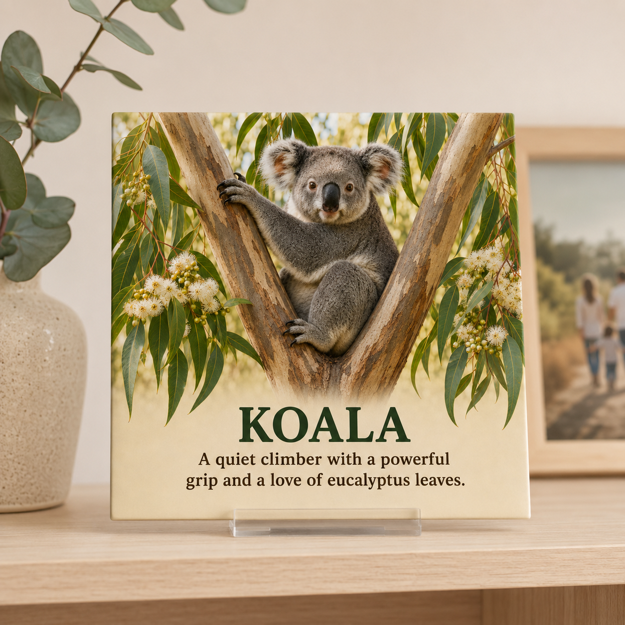 Koala Australian Native Animal Tile