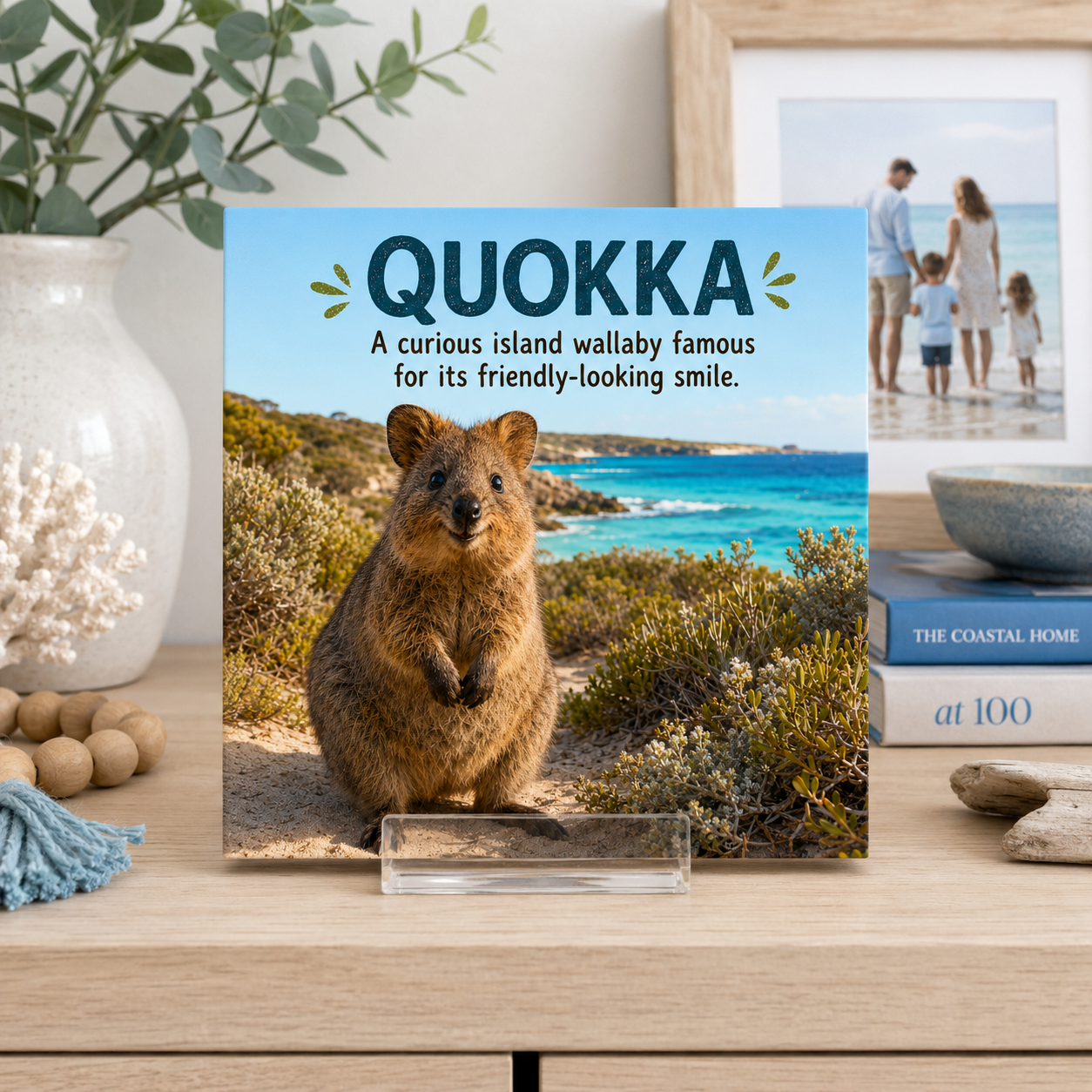 Quokka Australian Native Animal Tile