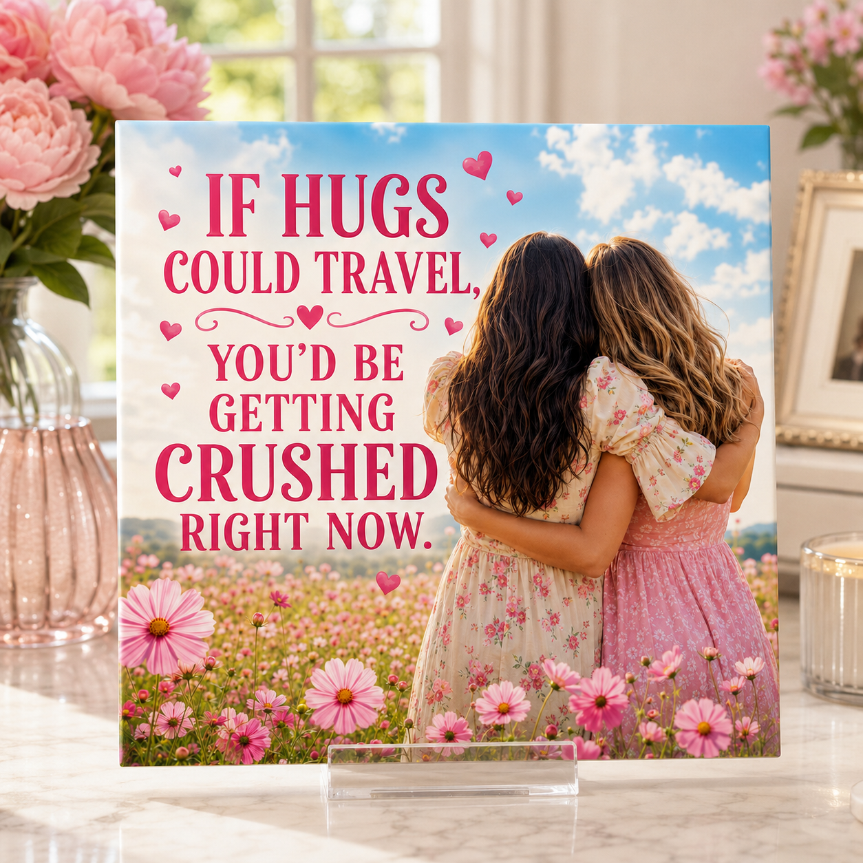 If Hugs Could Travel Tile