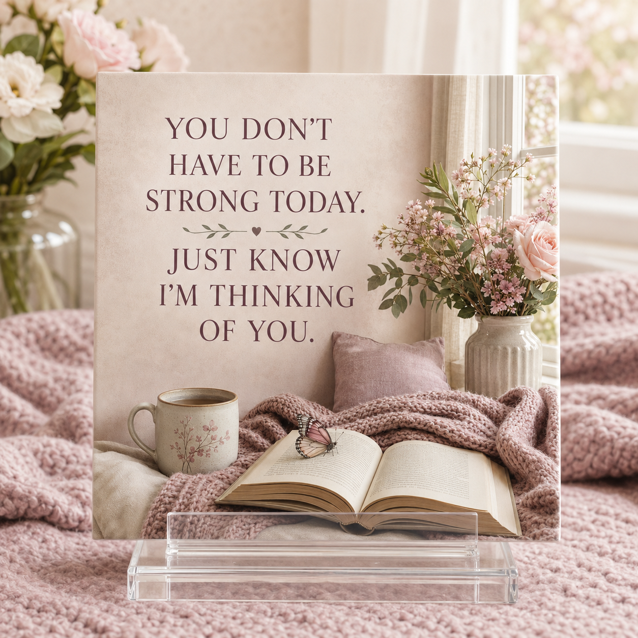You Don’t Have to Be Strong Today Tile