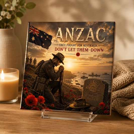 ANZAC – They Fought for Australia Tile