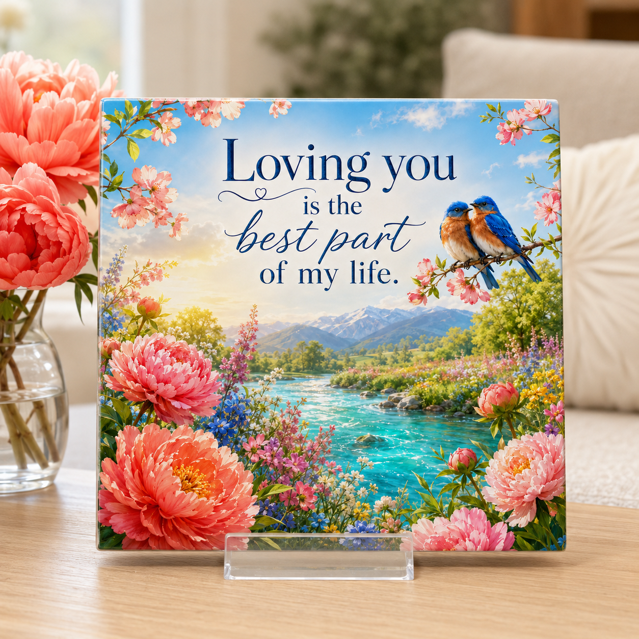 Loving You Is the Best Part of My Life Tile