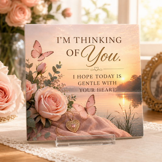 Thinking of You – Gentle With Your Heart Tile