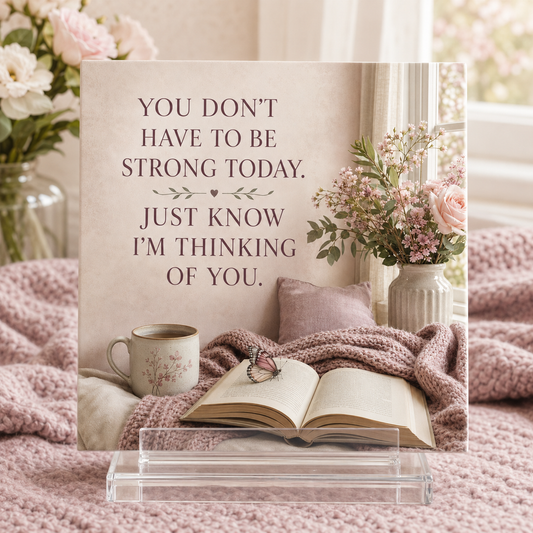 You Don’t Have to Be Strong Today Tile