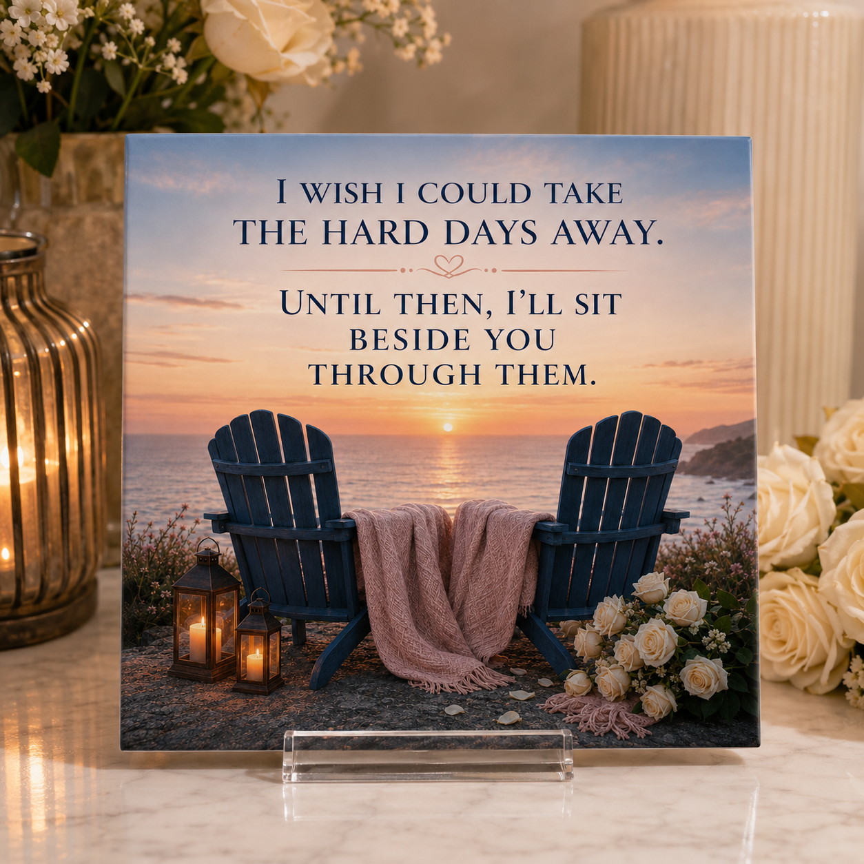 Take The Hard Days Away Tile