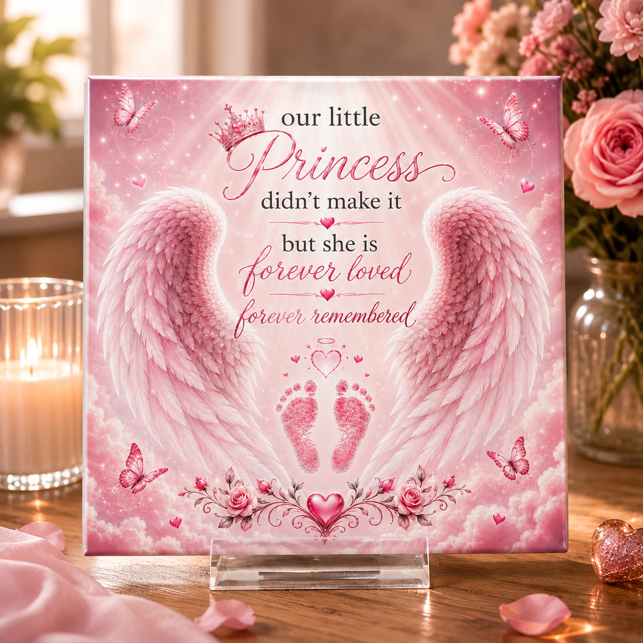 Our Little Princess 2 Memorial Tile