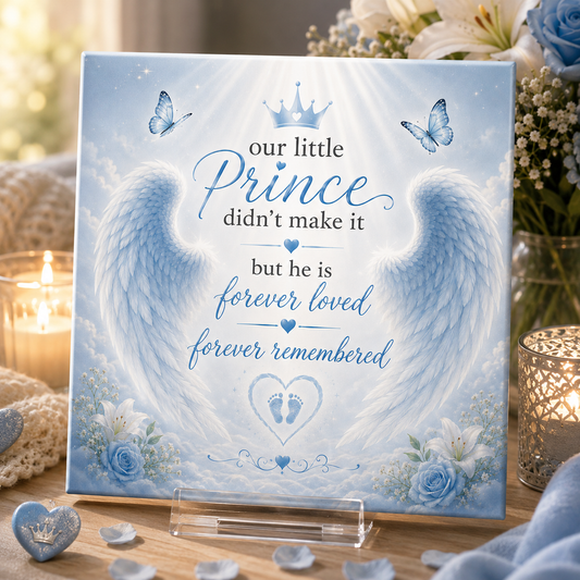Our Little Prince 3 Memorial Tile